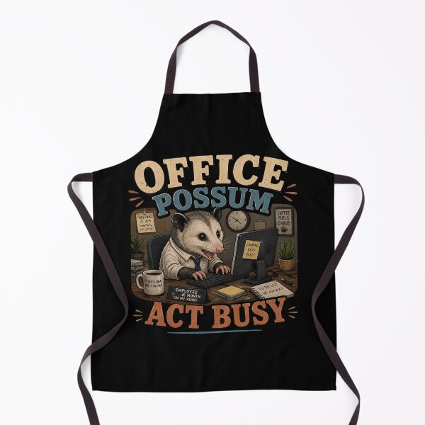 Item preview, Office Possum Act Busy | Funny Office Worker Possum | Corporate Humor Animal Design designed and sold by RJACreative.