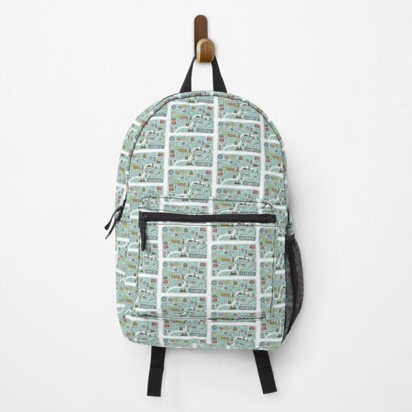 Item preview, Map of London - Teal designed and sold by Those Pencil Shavings.