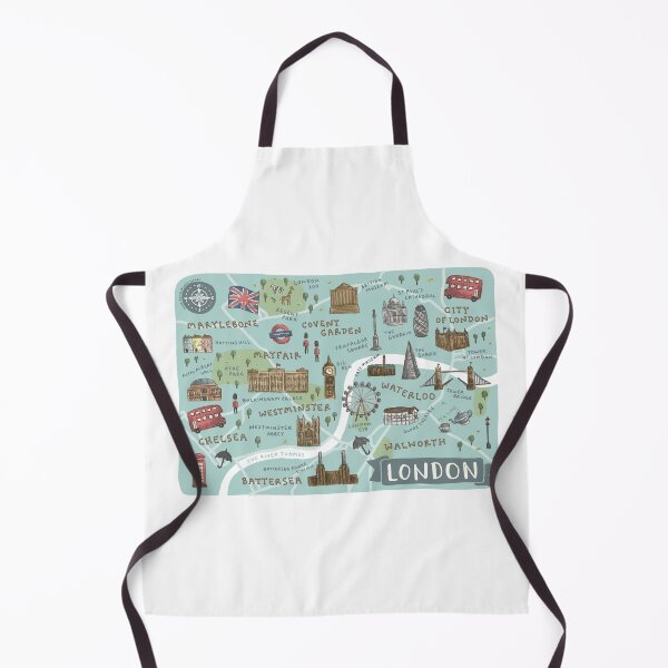 Item preview, Map of London - Teal designed and sold by Those Pencil Shavings.