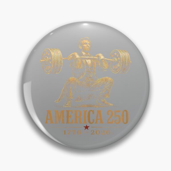Item preview, America 250 1776 2026 Abraham Lincoln Gym Weightlifting designed and sold by GreggRoss.