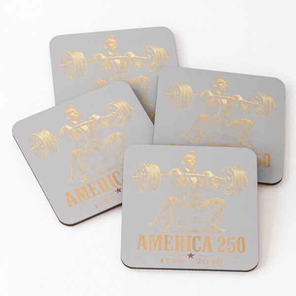 Item preview, America 250 1776 2026 Abraham Lincoln Gym Weightlifting designed and sold by GreggRoss.