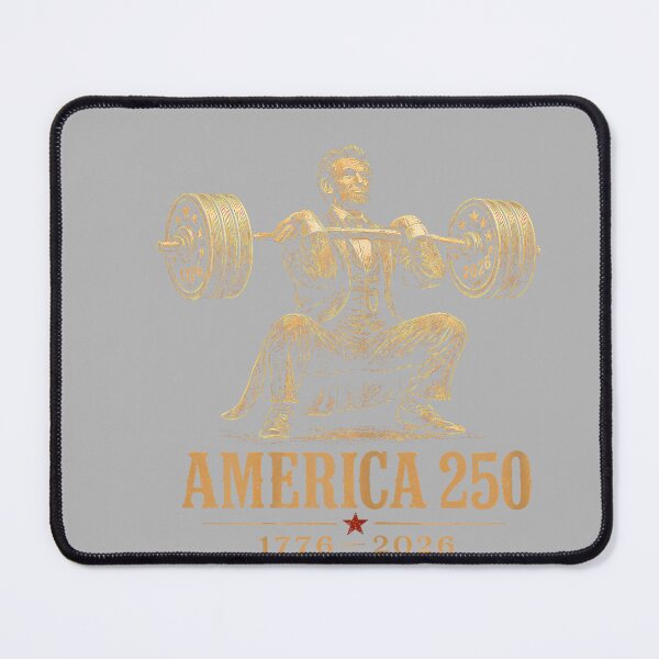Item preview, America 250 1776 2026 Abraham Lincoln Gym Weightlifting designed and sold by GreggRoss.