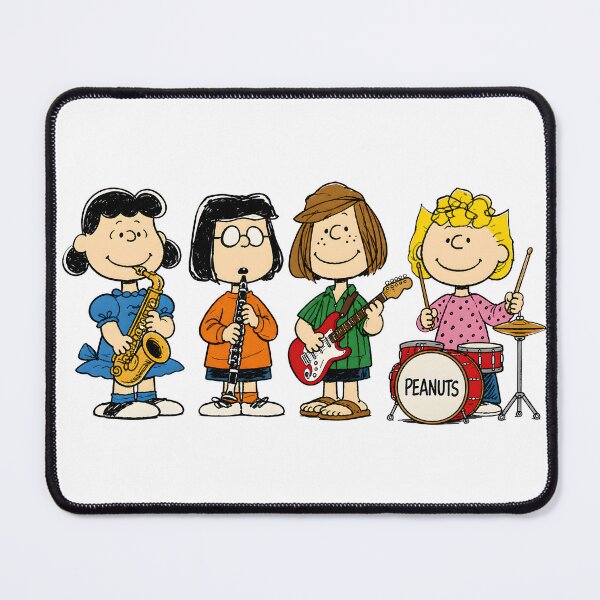 Item preview, Peanuts Music Crew | Funny Cartoon Girl Band Art designed and sold by artizallart.