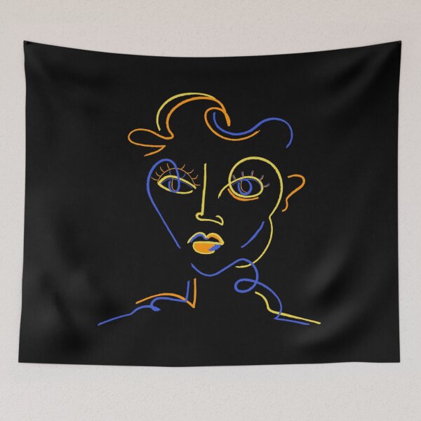 Item preview, Abstract Brave Girl Face designed and sold by Tantridwi.