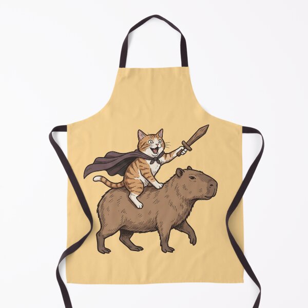 Item preview, Friendship between cat and capybara designed and sold by teenlabel.