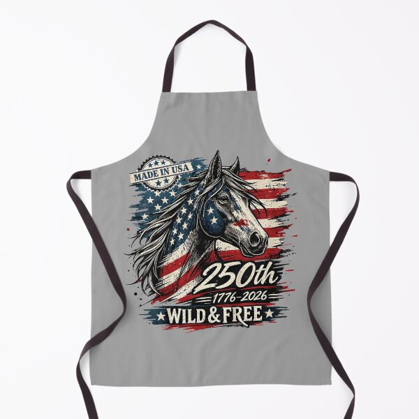 Item preview, America 250th Horse USA Flag Independence 1776-2026 Western designed and sold by GreggRoss.