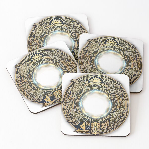 Item preview, Polynesian Mandala Golden Gate Ocean designed and sold by Hawaii26.