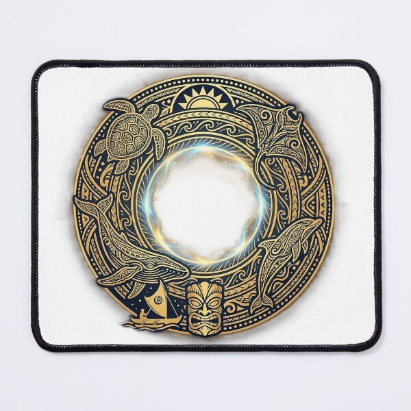 Item preview, Polynesian Mandala Golden Gate Ocean designed and sold by Hawaii26.