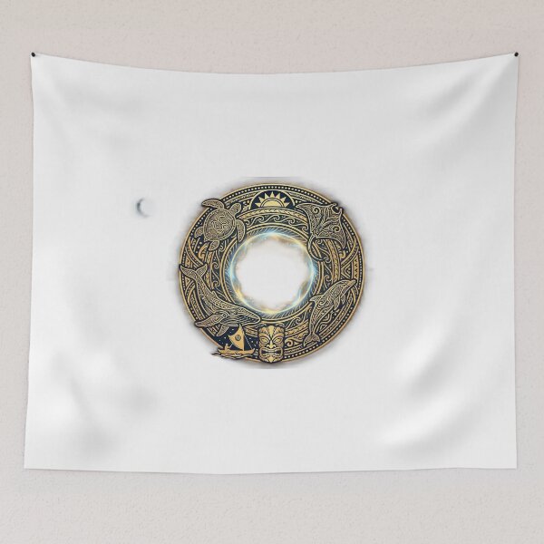 Item preview, Polynesian Mandala Golden Gate Ocean designed and sold by Hawaii26.
