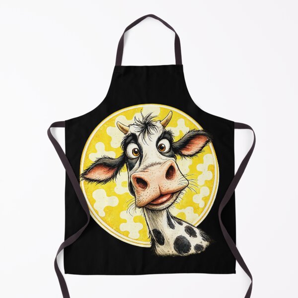 Item preview, Funny Cow Portrait | Cute Cartoon Farm Animal Illustration designed and sold by ravuh.