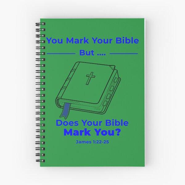 Item preview, You Mark Your Bible, But ... Does Your Bible Mark You (dark for lighter shirts) designed and sold by TheBibleStop.