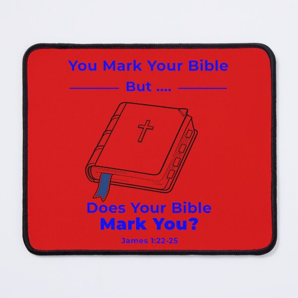 Item preview, You Mark Your Bible, But ... Does Your Bible Mark You (dark for lighter shirts) designed and sold by TheBibleStop.