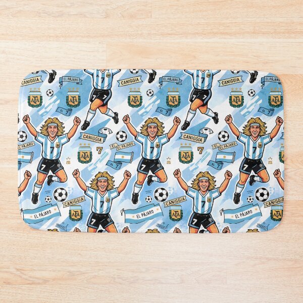 Item preview, 2 Argentina Soccer Legends World Cup Football Pattern designed and sold by ART ATTACK ZONE.