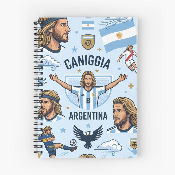 Item preview, 4 Argentina Soccer Legends World Cup Football Pattern designed and sold by ART ATTACK ZONE.