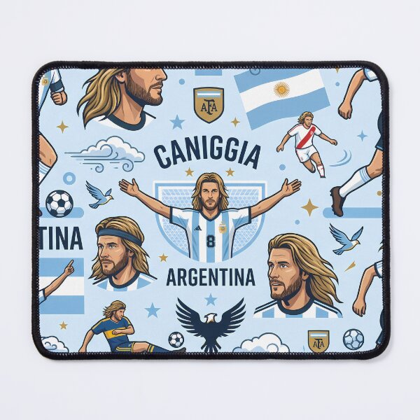 Item preview, 4 Argentina Soccer Legends World Cup Football Pattern designed and sold by ART ATTACK ZONE.