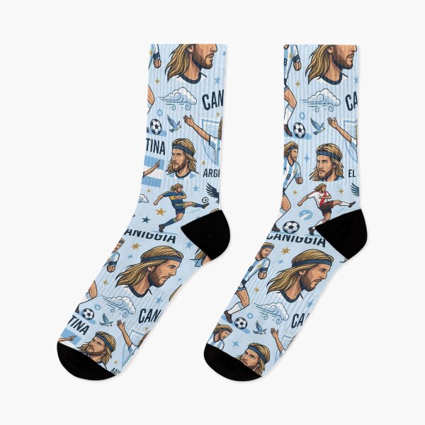 Item preview, 4 Argentina Soccer Legends World Cup Football Pattern designed and sold by ART ATTACK ZONE.