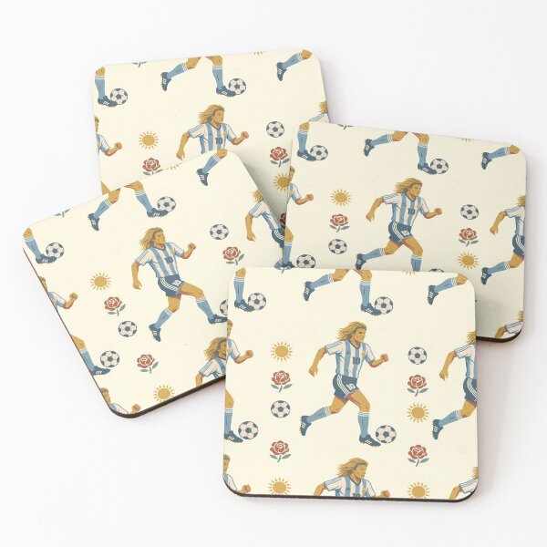 Item preview, 5 Argentina Soccer Legends World Cup Football Pattern designed and sold by ART ATTACK ZONE.