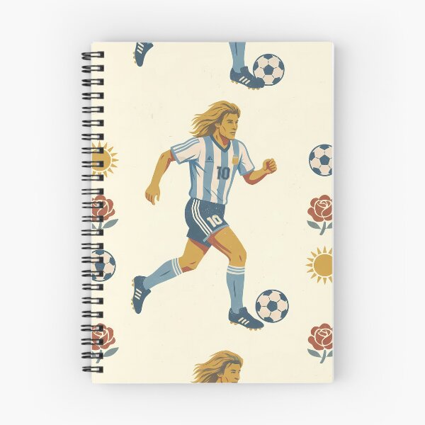Item preview, 5 Argentina Soccer Legends World Cup Football Pattern designed and sold by ART ATTACK ZONE.