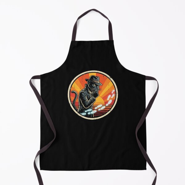 Item preview, Retro Noir Detective Panther Vintage Badge designed and sold by DuckOddity.