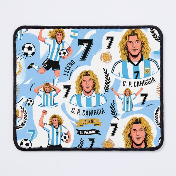 Item preview, 6 Argentina Soccer Legends World Cup Football Pattern designed and sold by ART ATTACK ZONE.