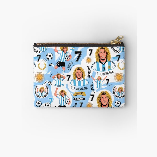 Item preview, 6 Argentina Soccer Legends World Cup Football Pattern designed and sold by ART ATTACK ZONE.