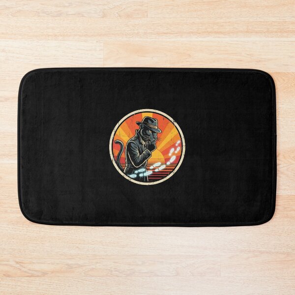 Item preview, Retro Noir Detective Panther Vintage Badge designed and sold by DuckOddity.