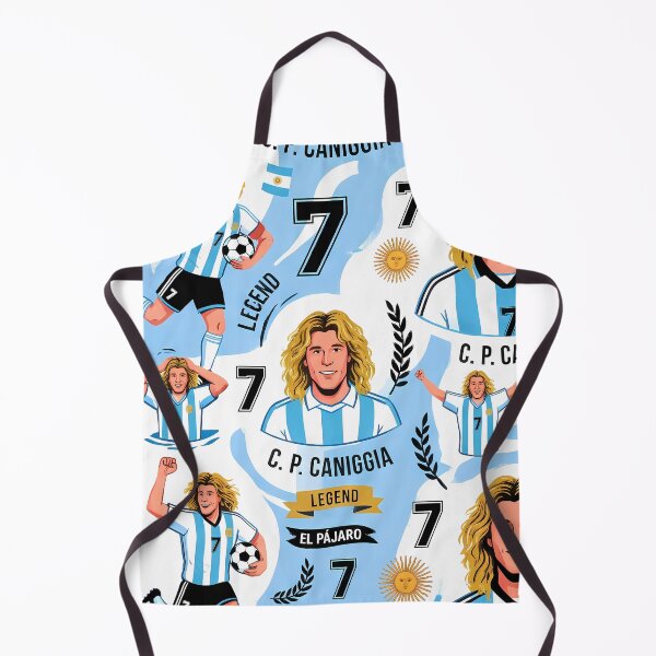 Item preview, 6 Argentina Soccer Legends World Cup Football Pattern designed and sold by ART ATTACK ZONE.