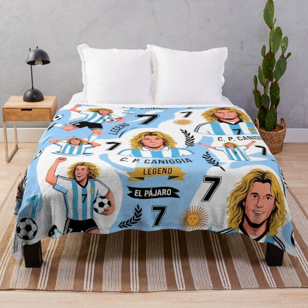 Item preview, 6 Argentina Soccer Legends World Cup Football Pattern designed and sold by ART ATTACK ZONE.