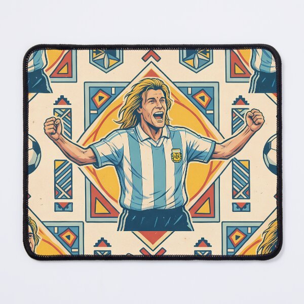 Item preview, 7 Argentina Soccer Legends World Cup Football Pattern designed and sold by ART ATTACK ZONE.