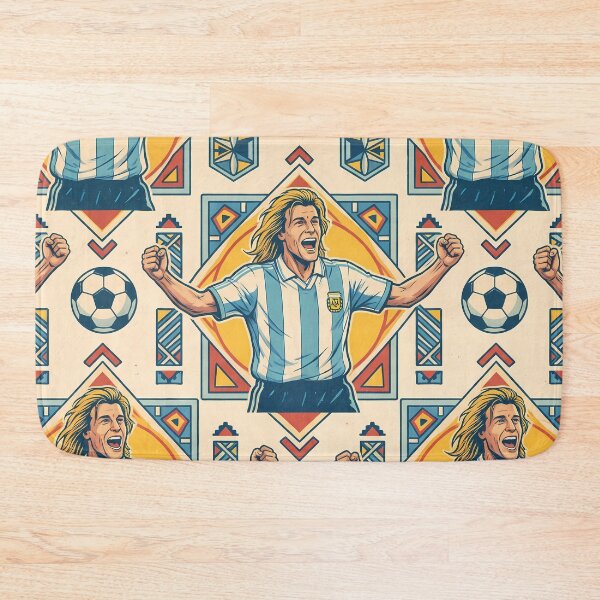Item preview, 7 Argentina Soccer Legends World Cup Football Pattern designed and sold by ART ATTACK ZONE.