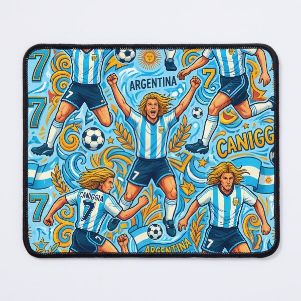 Item preview, 8 Argentina Soccer Legends World Cup Football Pattern designed and sold by ART ATTACK ZONE.