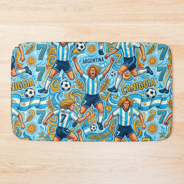 Item preview, 8 Argentina Soccer Legends World Cup Football Pattern designed and sold by ART ATTACK ZONE.