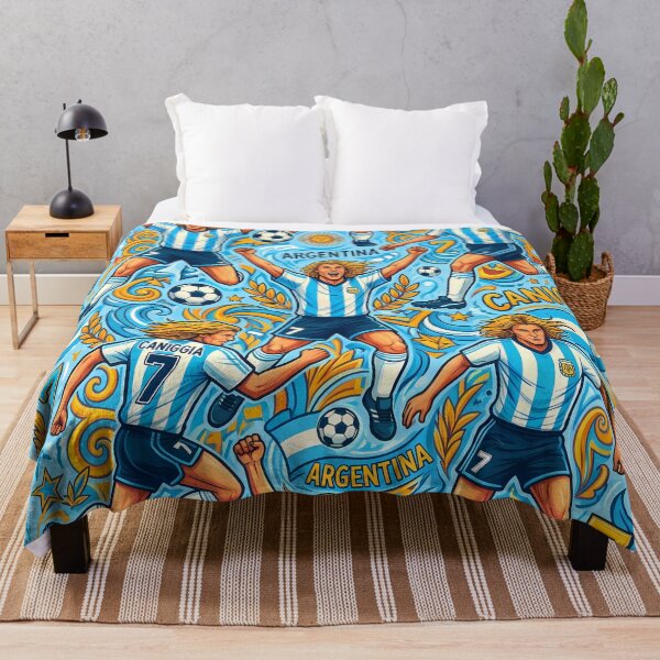 Item preview, 8 Argentina Soccer Legends World Cup Football Pattern designed and sold by ART ATTACK ZONE.