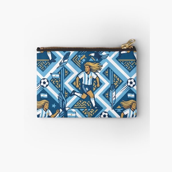 Item preview, 9 Argentina Soccer Legends World Cup Football Pattern designed and sold by ART ATTACK ZONE.