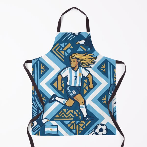 Item preview, 9 Argentina Soccer Legends World Cup Football Pattern designed and sold by ART ATTACK ZONE.