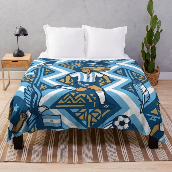 Item preview, 9 Argentina Soccer Legends World Cup Football Pattern designed and sold by ART ATTACK ZONE.