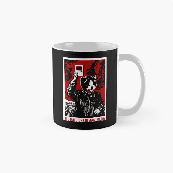 Item preview, Poster Cat Holding Red Book Above Marching designed and sold by HermanAA.