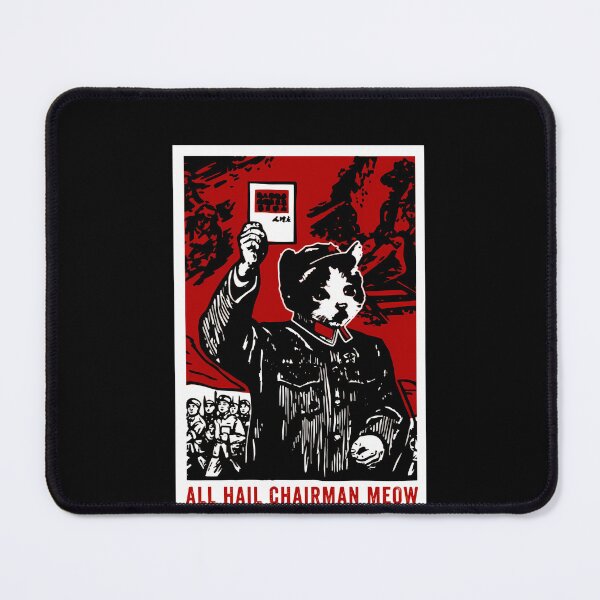 Item preview, Poster Cat Holding Red Book Above Marching designed and sold by HermanAA.