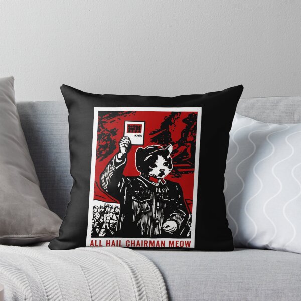 Item preview, Poster Cat Holding Red Book Above Marching designed and sold by HermanAA.