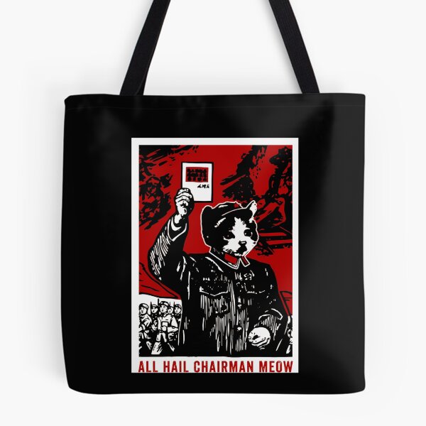 Item preview, Poster Cat Holding Red Book Above Marching designed and sold by HermanAA.