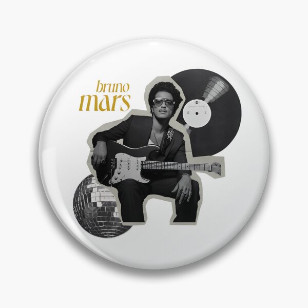 Item preview, Bruno Mars Retro Disco Vinyl Record Aesthetic Design designed and sold by NorthenStudio.