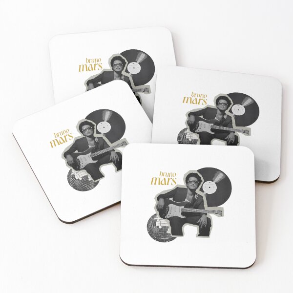 Item preview, Bruno Mars Retro Disco Vinyl Record Aesthetic Design designed and sold by NorthenStudio.