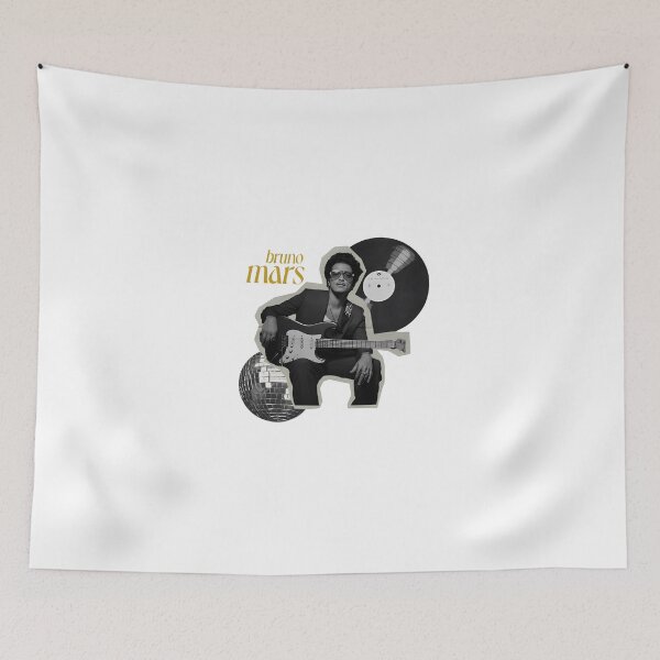 Item preview, Bruno Mars Retro Disco Vinyl Record Aesthetic Design designed and sold by NorthenStudio.