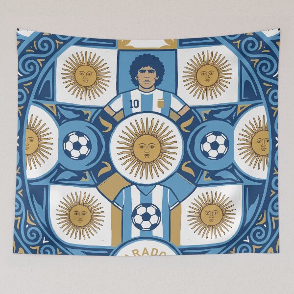 Item preview, Soccer Legends World Cup Football Pattern designed and sold by ART ATTACK ZONE.