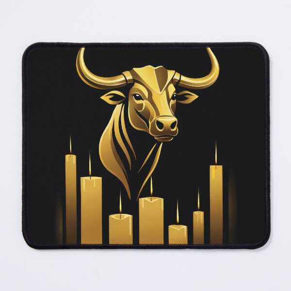 Item preview, Golden Bull Market Forex Trading Art designed and sold by CrippiCrippi.