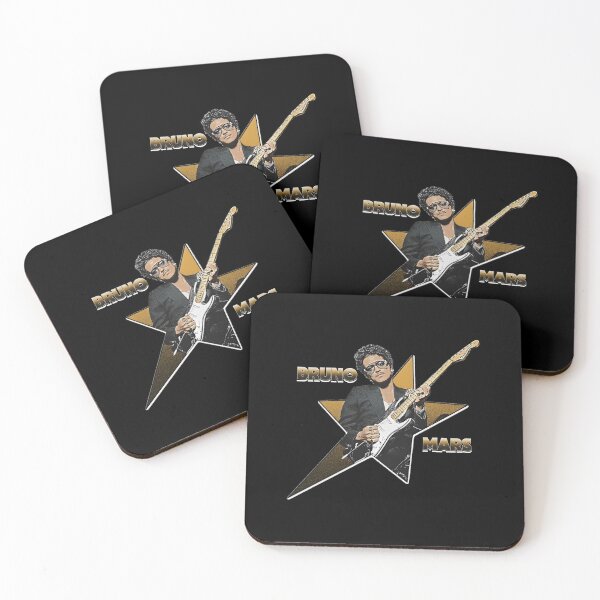 Artikelvorschau, Bruno Mars Golden Star Vintage Gitarrengrafik entworfen und verkauft von NorthenStudio.