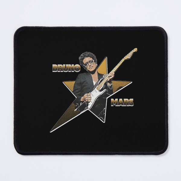 Item preview, Bruno Mars Golden Star Vintage Guitar Graphic designed and sold by NorthenStudio.