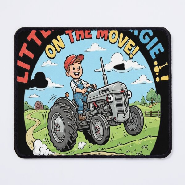 Item preview, Little Grey Fergie on the move! designed and sold by gizzocroccon.
