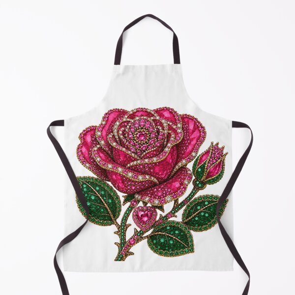 Item preview, CRYSTAL CYCLAMEN ROSE JEWEL designed and sold by wordspixies.