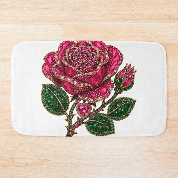 Item preview, CRYSTAL CYCLAMEN ROSE JEWEL  designed and sold by wordspixies.